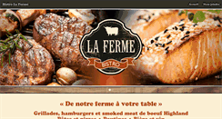 Desktop Screenshot of bistrolaferme.com